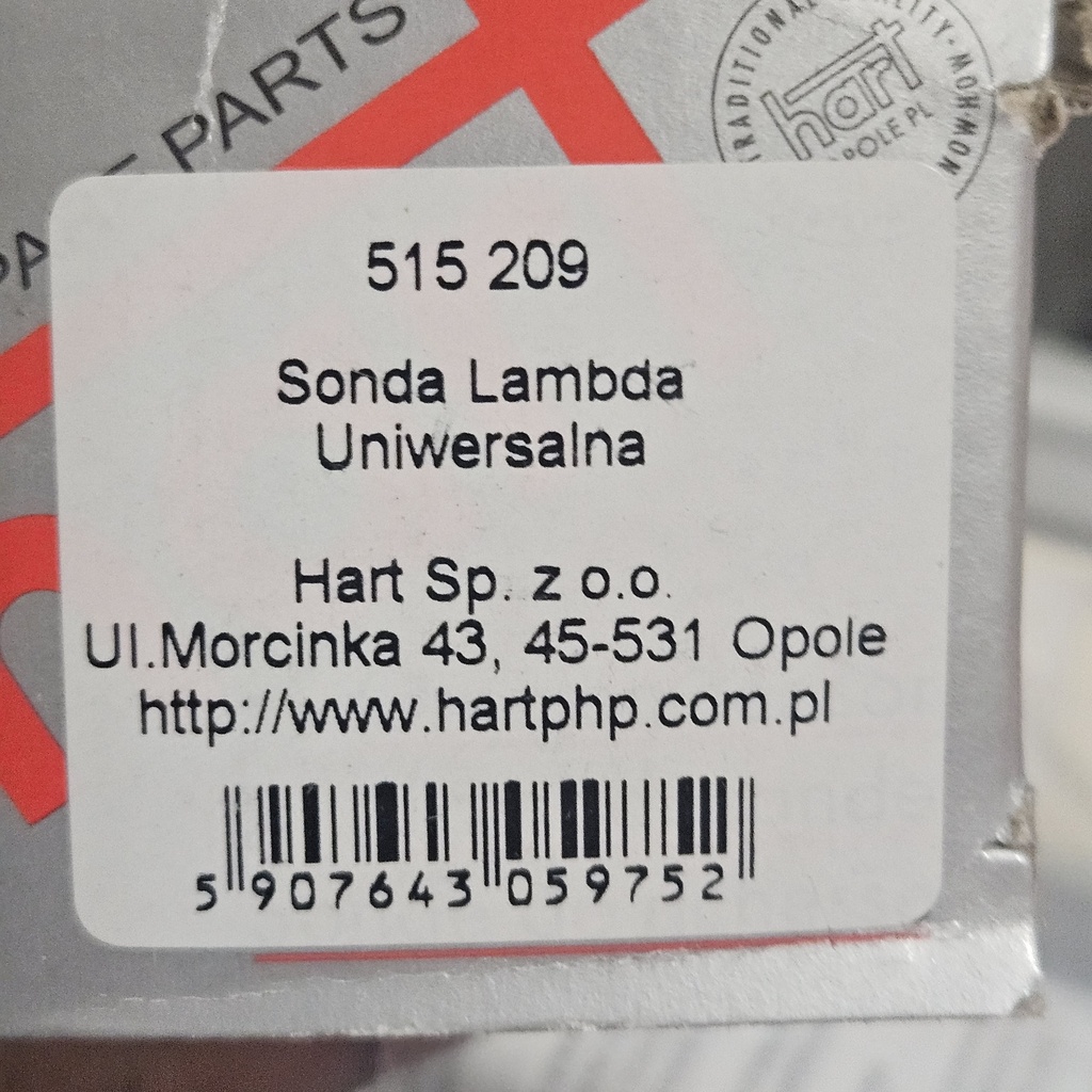 Lambdasonde Berlingo 5907643059752