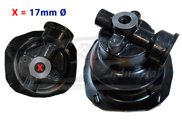 Domlager XM Links 17mm Durchmesser