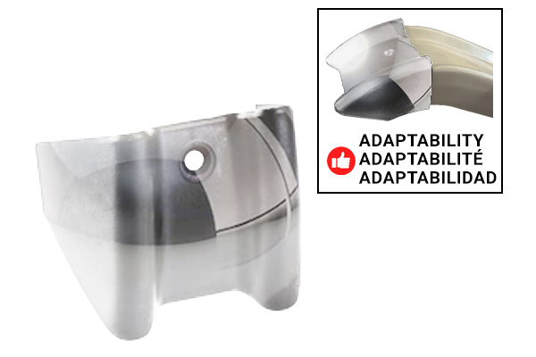 Stoßstangenecke Chrom vorne