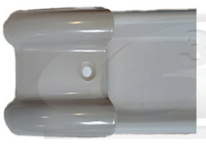 Ecke Stoßstange Grau vorne