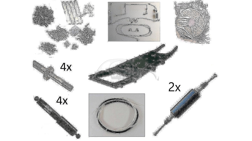 Kit Rahmen ELO Verzinkt,KTL Kataphorese, wie Original, Groß mit Gutachten