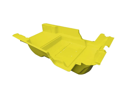 Kompletter Body gelb